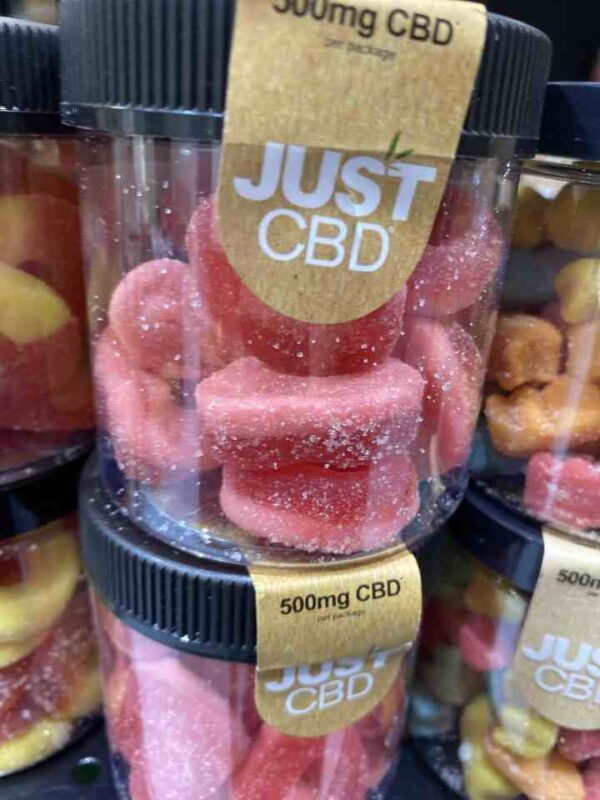 JUST CBD 500mg watermelon rings