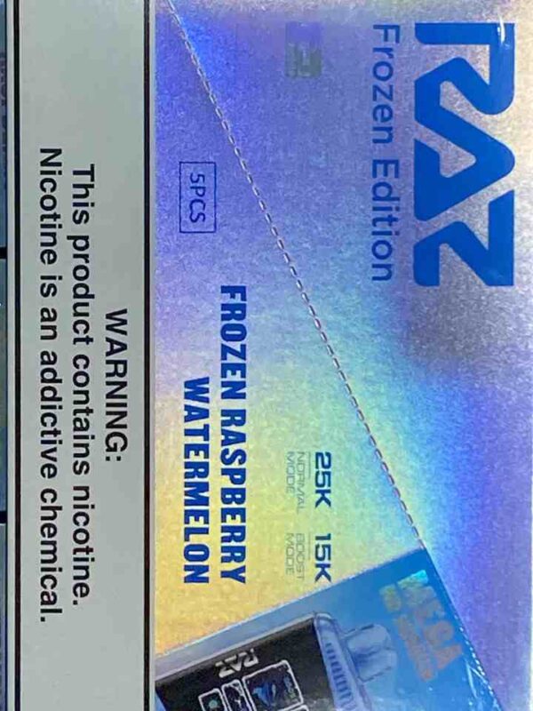 RAZ 25K FROZEN RASPBERRY WATERMELON