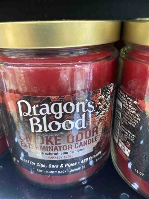 SMOKE ODOR CANDLE DRAGON BLOOD