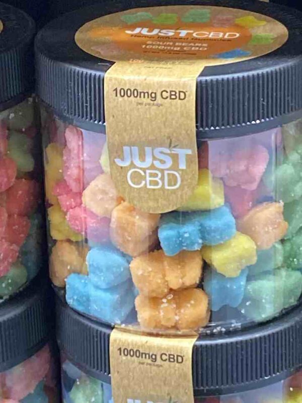 JUST CBD 1000mg sour bears