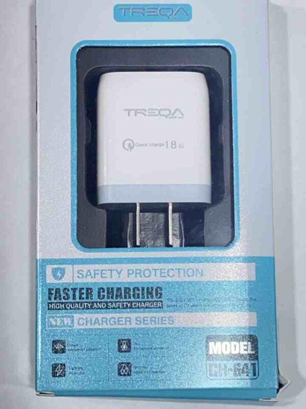 TREQA QUICK CHARGING Power Adapter 3.0A