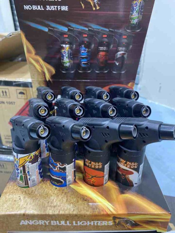 Angry bull lighters samurai torches BL1006