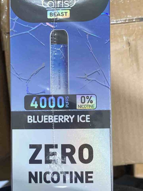 AIRIS BEAST 0% BLUEBERRY ICE 4K