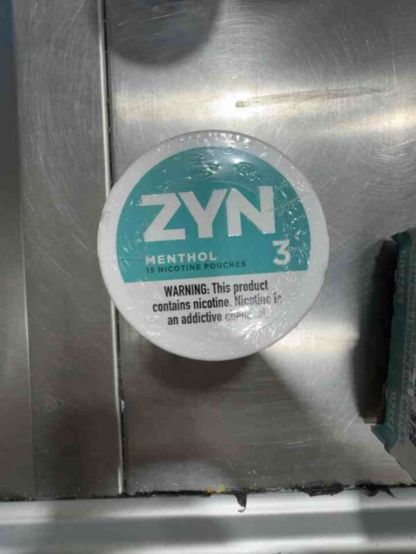 ZYN MENTHOL 3MG US