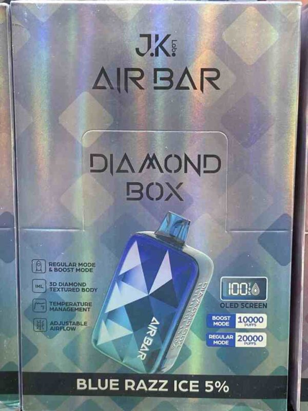 AIR BAR BOX BLUE RAZZ ICE 20K