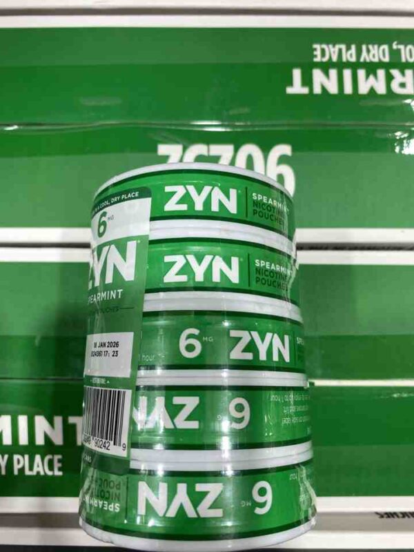 ZYN SPEARMINT 6MG US