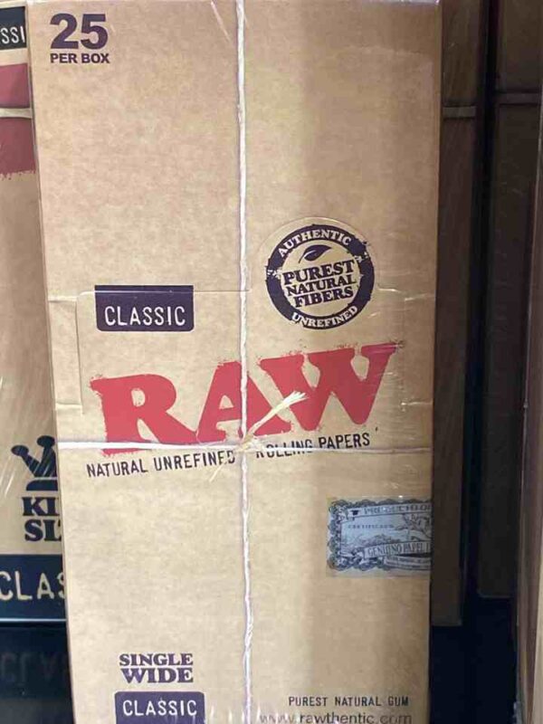 RAW CLASSIC SINGLE WIDE 25pck