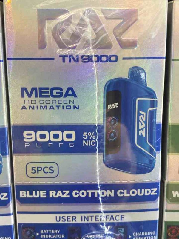 RAZ 9K BLUE RAZ COTTON CLOUDZ