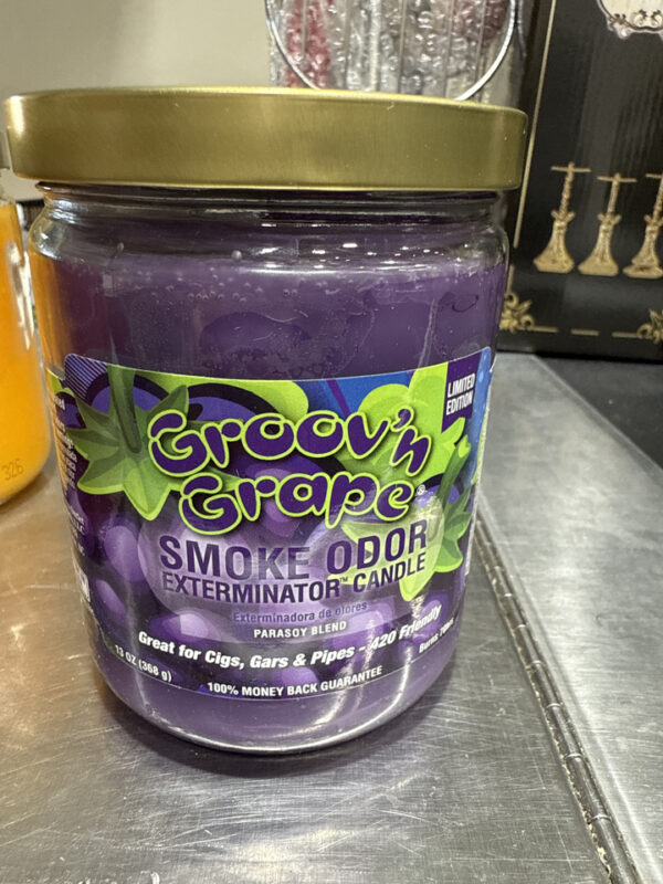 SMOKE ODOR CANDLE GROOVN GRAPE