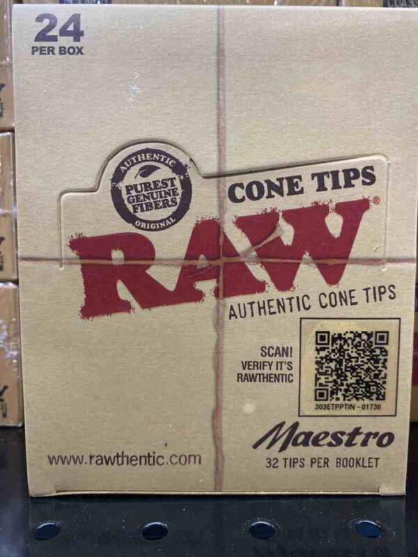 RAW CONE TIPS MAESTRO 32PER BOOKLET