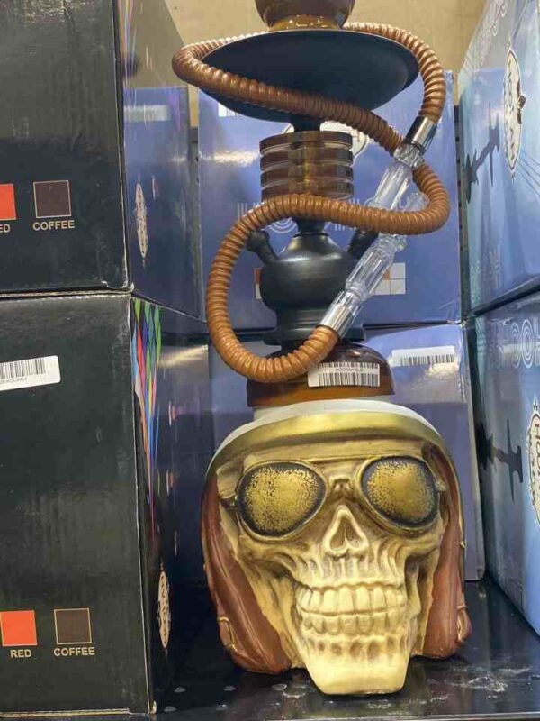 Hookah blue box skull D1