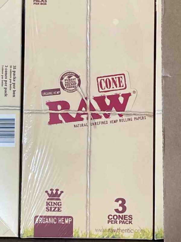 RAW CONE ORGANIC HEMP K-SZ 3PER PACK