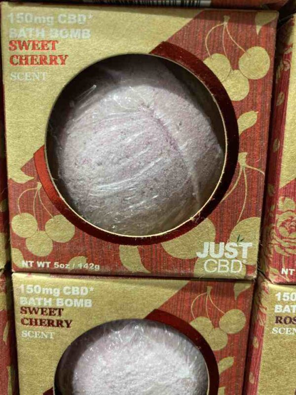 JUST CBD BATH BOMB ROSE