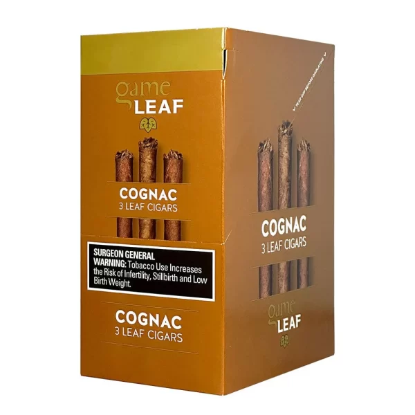 GAME LEAF 3 LEAF CIGARS COGNAC