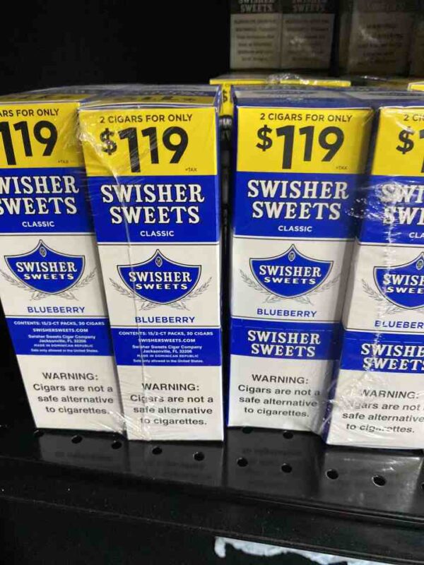 SWISHER SWEETS  $1.19 Blueberry