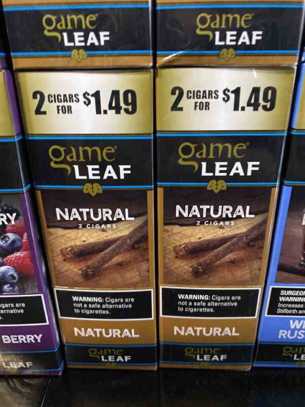 GAME LEAF NATURAL 2PK LOOSE
