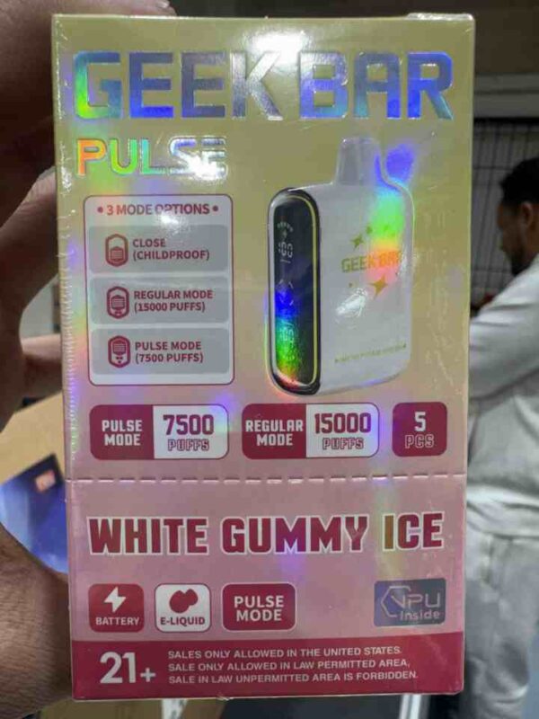 GEEK BAR 15K WHITE GUMMY ICE