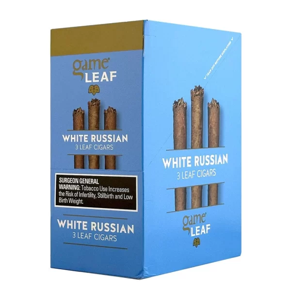 GAME LEAF 3 LEAF CIGARS WHITE RUSSIAN