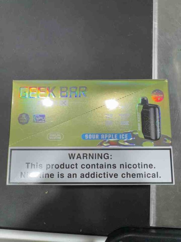 GEEK BAR X 25K SOUR APPLE ICE