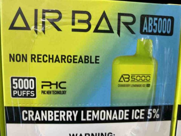 AIR BAR AB5000 CRANBERRY LEMONADE ICE