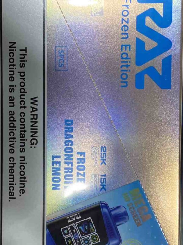 RAZ 25K FROZEN DRAGONFRUIT LEMON