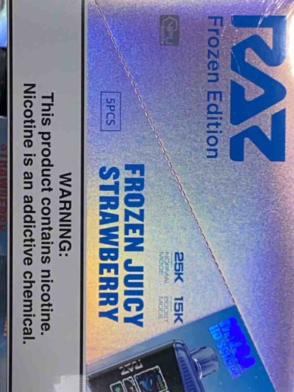 RAZ 25K FROZEN JUICEY STRAWBERRY