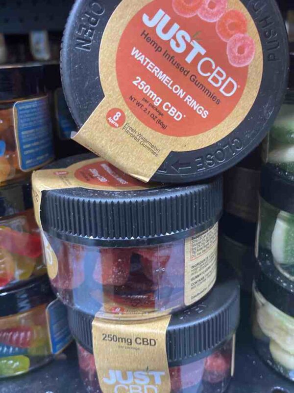 JUST CBD 250 mg  WATERMLON RINGS