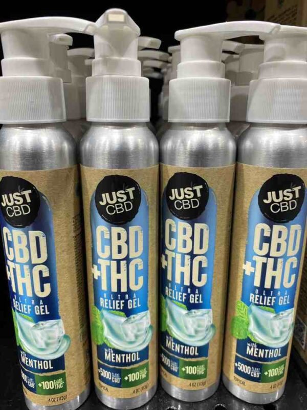 JUST CBD+THC RELIEF GEL MENTHOL +500