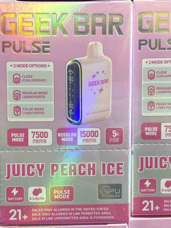 GEEK BAR 15K JUICY PEACH ICE