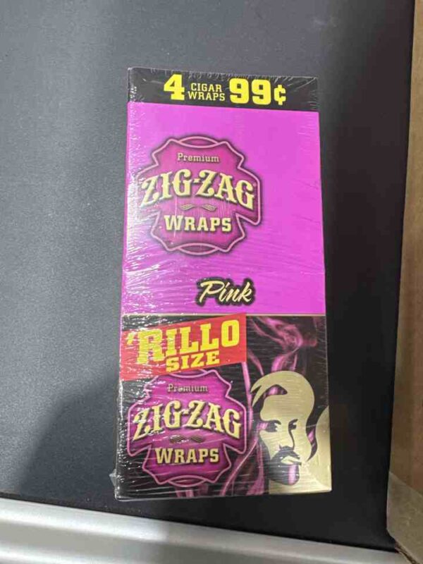 ZIG-ZAG PINK 4PK 99c