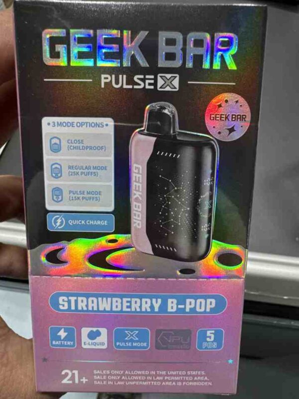GEEK BAR X 25K STRAWBERRY B-POP