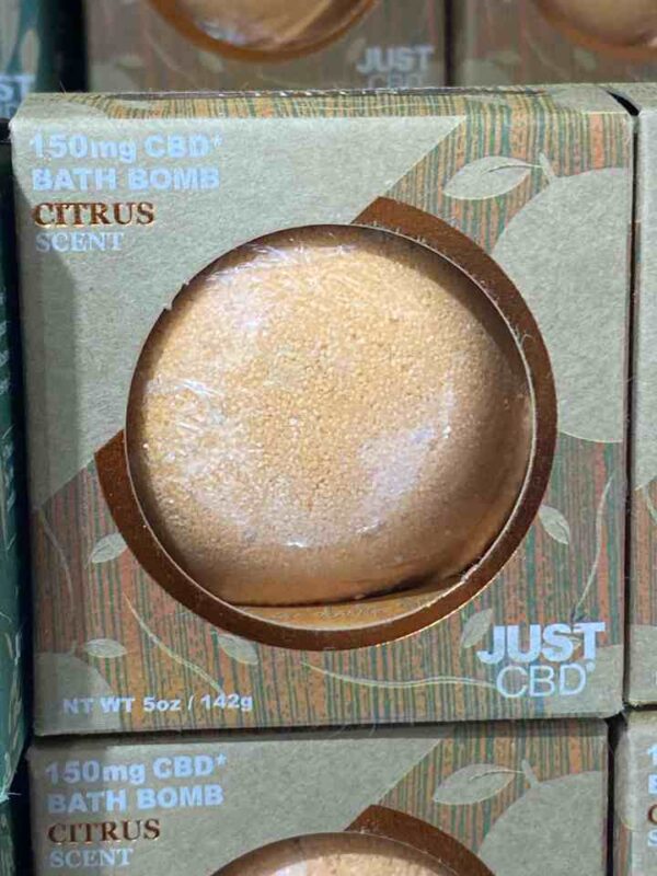 JUST CBD BATH BOMB CITRUS