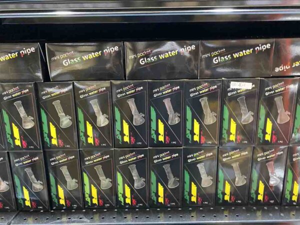 GLASS WATER PIPE SINGLE