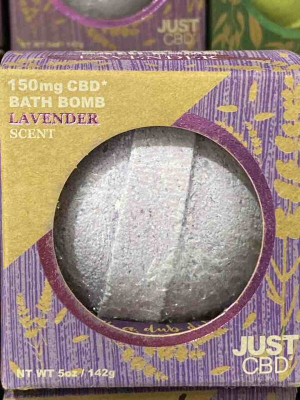 JUST CBD BATH BOMB LAVENDER