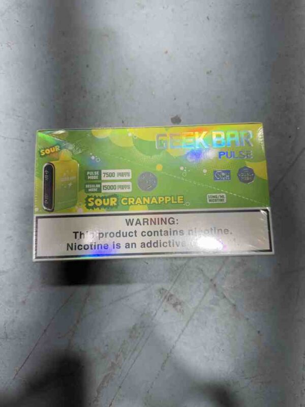 GEEK BAR 15K SOUR CRANAPPLE