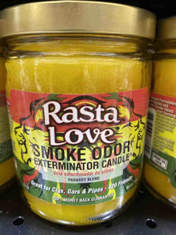 SMOKE ODOR CANDLE RASTA LOVE