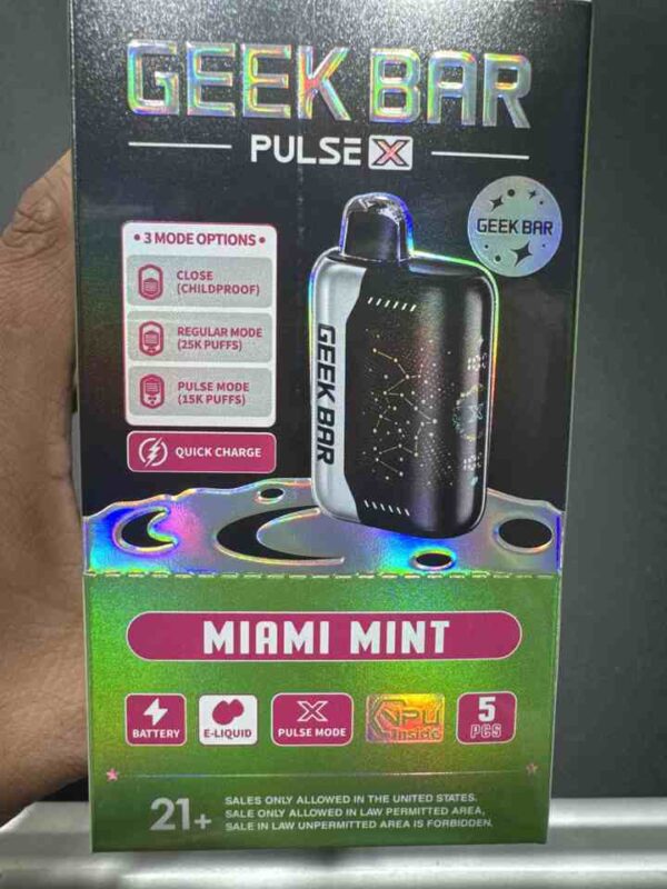 GEEK BAR X 25K MIAMI MINT