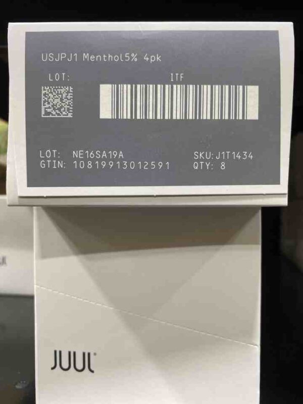 JUUL MENTHOL 5% PODS 4PK