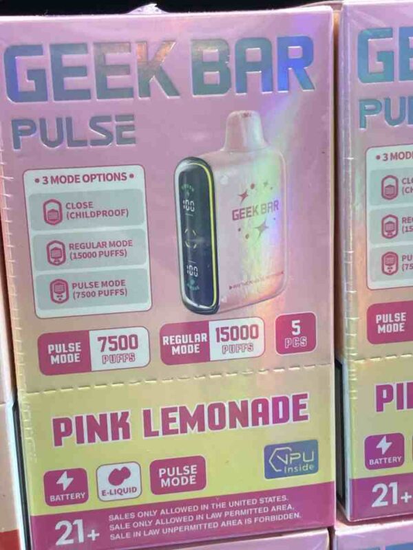 GEEK BAR 15K PINK LEMONADE