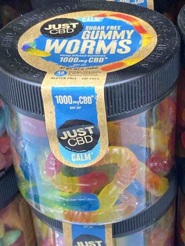 JUST CBD 1000mg calm sugar free worms