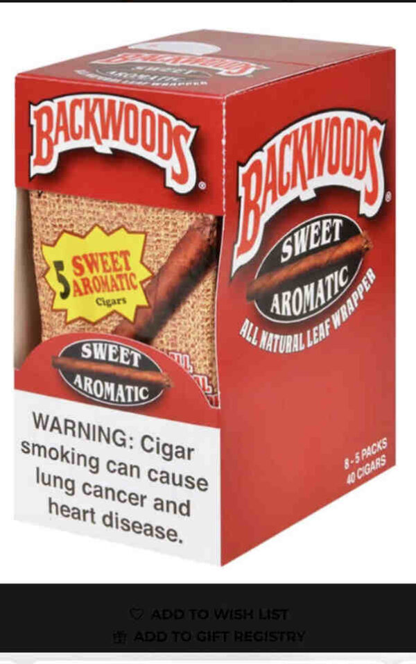 BACKWOODS SWEET AROMATIC 5PK