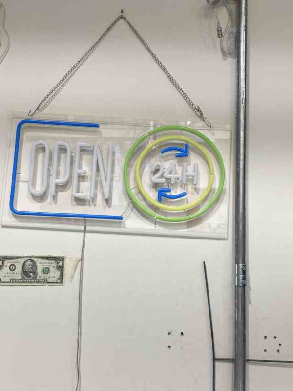 SIGN 1 (OPEN 24 HOUR)