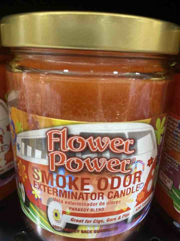 SMOKE ODOR CANDLE FLOWER POWER