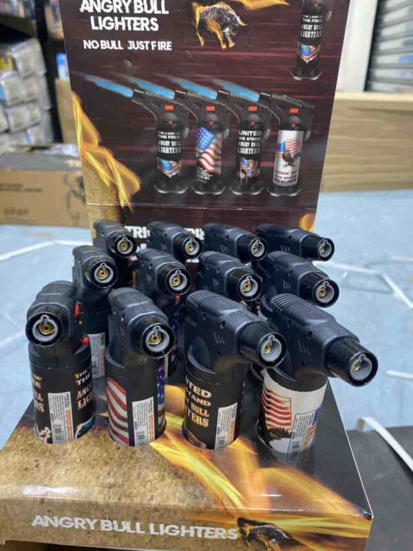Angry bull lighters patriot series torches BL1008