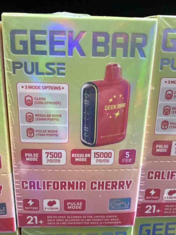 GEEK BAR 15K CALIFORNIA CHERRY