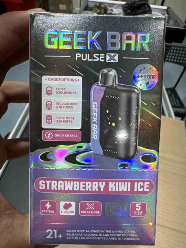 GEEK BAR X 25K STRAWBERRY KIWI ICE