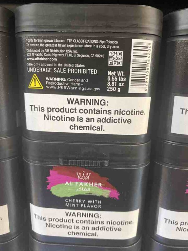 ALFAKHER CHERRY W MINT 250G