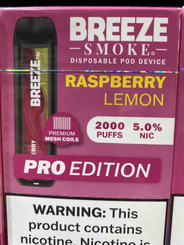 BREEZE SMOKE RASPBERRY LEMON