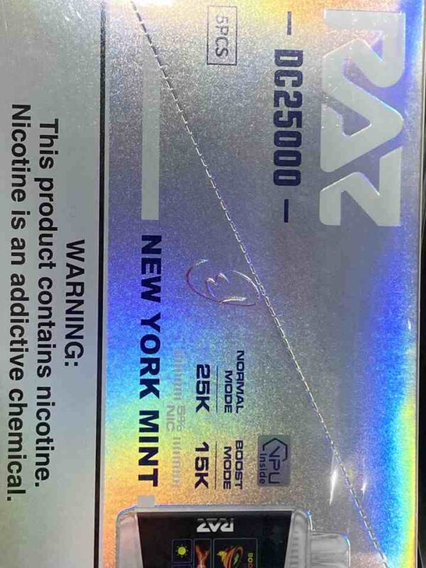 RAZ 25K NEW YORK MINT