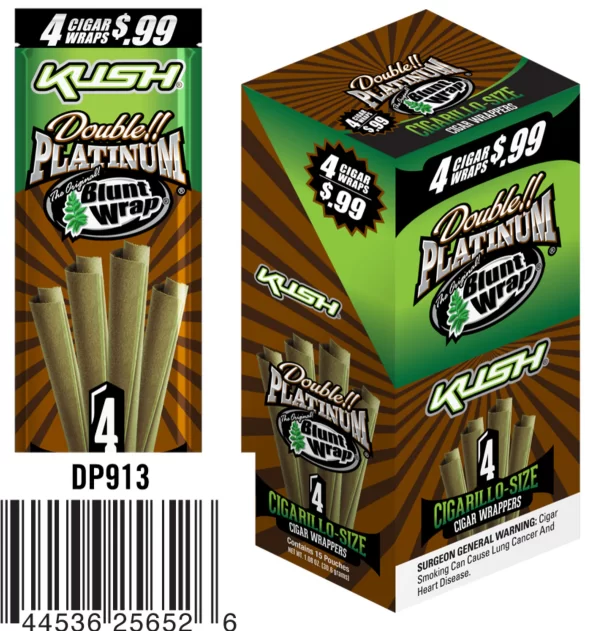 BLUNT WRAP KUSH 4PK